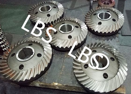 Double Helical Gear Electric Water Pump Gearbox Parts Spiral Bevel