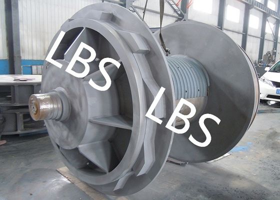 Steel Q345 Q420 Smooth Winch Drum Different Wire Rope Diameter
