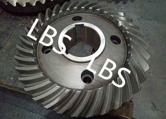 Double Helical Gear Electric Water Pump Gearbox Parts Spiral Bevel