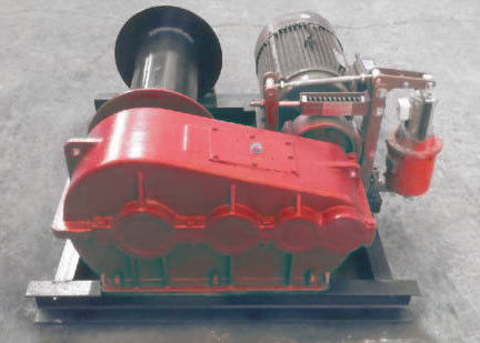 Electric or Hydraulic Marine Winch LBS Double Groove Drum With Wire Rope