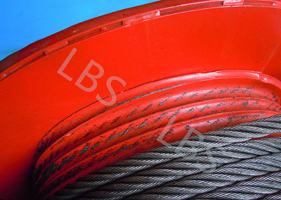 Three Layers Spooling Winch Drums with LBS Grooving for Lifting
