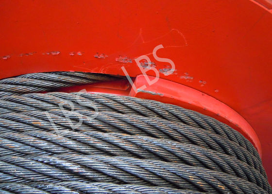 Three Layers Spooling Winch Drums with LBS Grooving for Lifting