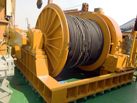 Powerful Electric Hoist Winch Heavy Duty For Offshore And Port