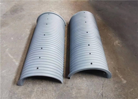 Heavy Duty Half Split Grooved Sleeves Untuk Tali Kawat Baja Lebus Rope Groove