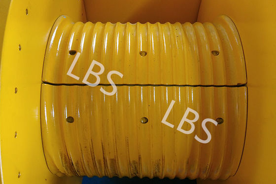Hydraulic Winch Drum Dengan Rope Groove Lebus Sleeves 20KN 30KN 50KN