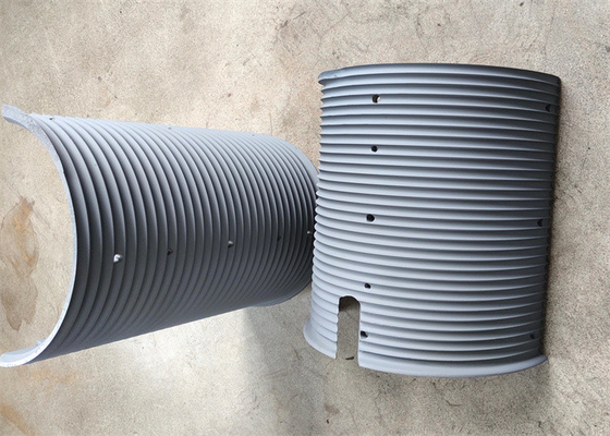 Baja Karbon Half Split Lebus System Winch Drum Sleeves Untuk Peralatan Angkat Laut