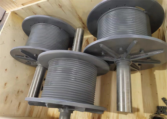 Lebus Grooved Drum Wire Rope Drum Untuk Winding Rope