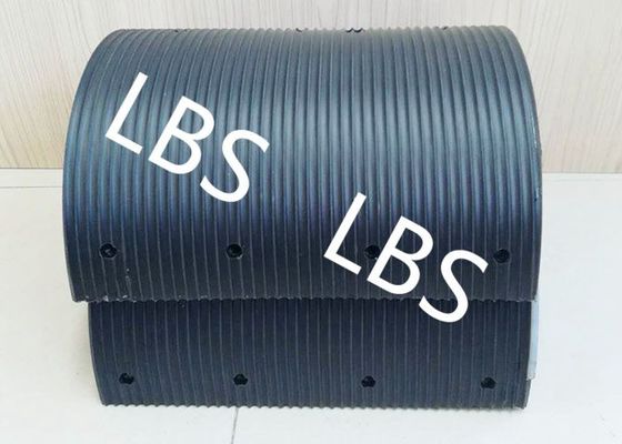 Tinggi Polimer Nylon LBS Grooved Sleeves Berat Ringan