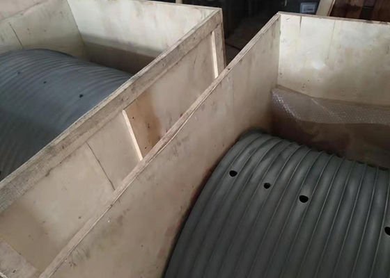 Desain Customized Steel Hoist Drum Grooved Sleeves Wire Rope Sleeve