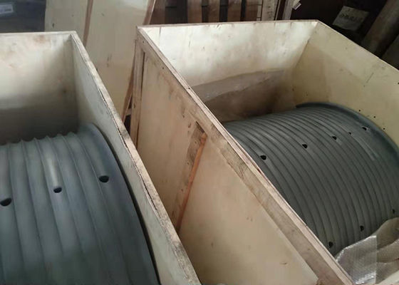 Baja Kekuatan Tinggi Winch Drum Berukuran Besar Lengan Penuh Mesin