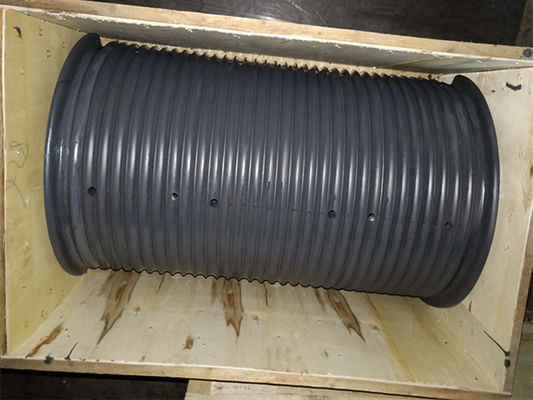 Mekanisme Pengangkatan Pound Lbs Groove Sleeve Pemisahan Tali Kawat Abu-abu